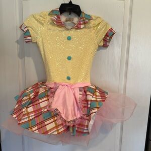 Revolution Dance / Halloween sequin Candy land costume Dress Child large